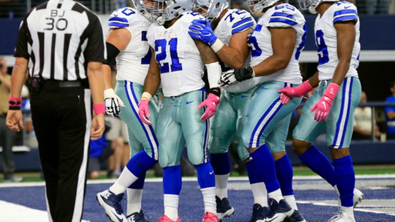 Cowboys rookie Elliott dazzles with breakout TD run in win
